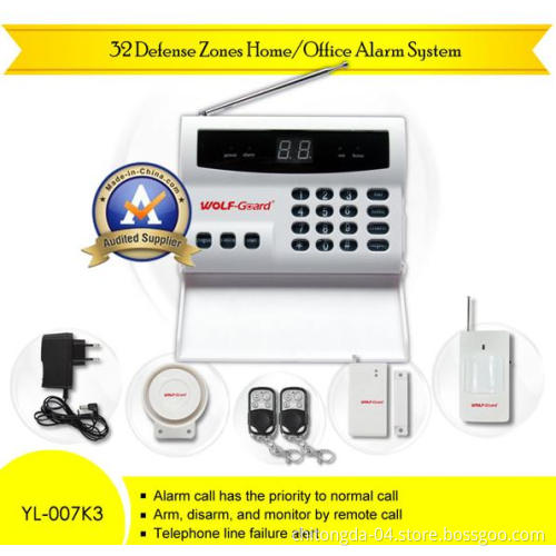 OEM/ODM Auto-Dial Alarm Home Alarm System (YL--007K3)